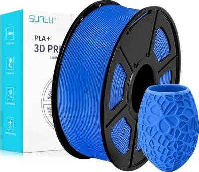 Produktbild von Sunlu PLA+ Filament Blue Grey 1.75mm 1kg