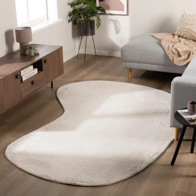 Produktbild von Volero - Flauschiger Teppich - Cozy Ripple Creme - 200x290cm - Wohnzimmer, Schlafzimmer, Jugendzimmer - Modern, Skandinavisch