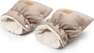 Produktbild von Handwärmer für Kinderwagen (2 St.) - Beige Winter