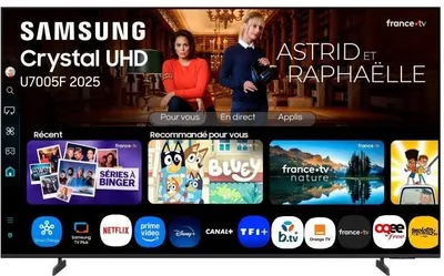 Zdjęcie produktu dla Telewizor LED Samsung 43U7005F, 43 cale (109 cm), 4K UHD, HDR10+, Smart TV, Gaming Hub