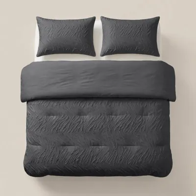 Zdjęcie produktu dla Kołdra Sleeptime Lazy w kolorze szarym, rozmiar 240 x 200 cm, wraz z poszewkami na poduszki