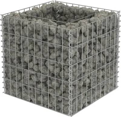 Obrázek produktu pro Gabionový vyvýšený záhon pozinkovaná ocel 50 x 50 x 50 cm