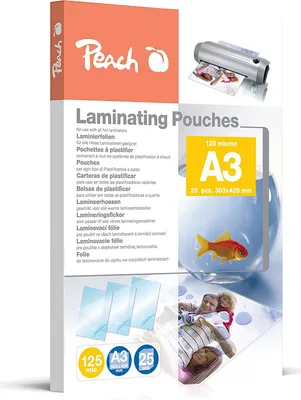 Produktbild von Laminierfolie A3 125mic PPR525-01 (glänzend, 25 Stück)