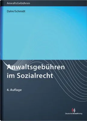 Obrázek produktu pro Anwaltsgebühren im Sozialrecht
