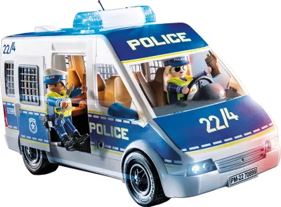 Produktbild von PLAYMOBIL City Action 70899 Polizei-Mannschaftswagen mit Licht und Sound