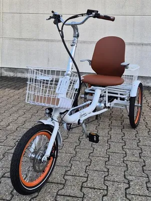 Produktbild von Erwachsene Elektro Dreirad Therapierad Gleichgewichtsproblem Lösung! Dreirad KiKi 3 Alu Klapprad bis 25km/h Differential Rückwardsgang!