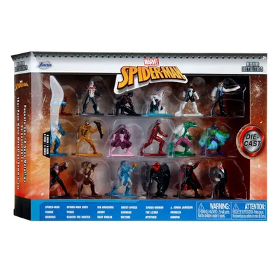 Obrázek produktu pro Jada Spider-Man Kovové figurky 18 balení 4cm