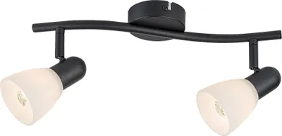 Immagine prodotto di Rabalux plafoniera Spot 2x E14 filetto lampadina IP20 nero Soma