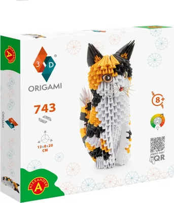 Obrázok produktu pre Origami 3D Kot zestaw kreatywny