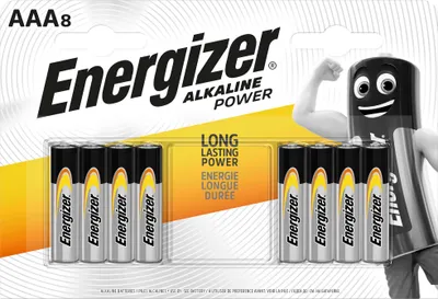 Image de Lot de 8 Piles alcalines AA-LR6 Power