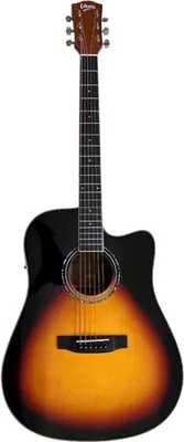 Image de V-TONE VEAG1 CE VS electro-acoustic guitar 4/4 woo
