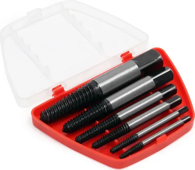 Produktbild von XPOtool 6-częściowy zestaw wykrętaków do śrub i wkrętów 3-25 mm (M3-M25) Lewy wykrętak wykonany ze stali węglowej