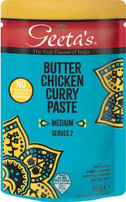 Produktbild von GEETA'S Butter Chicken Curry Paste 80g