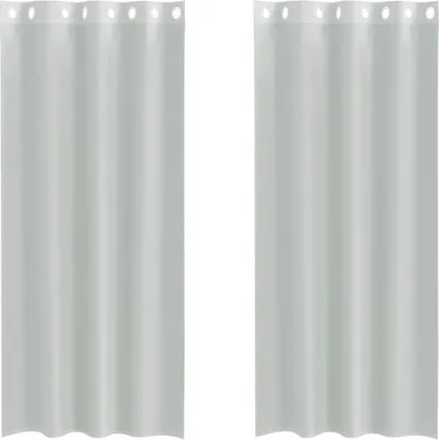 Obrázok produktu pre vidaXL Voálové záclony s očkami 2 ks. Svetlosivé 140x245 cm