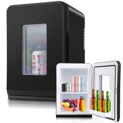 Produktbild von Peviasot 15L 2in1 Mini Kühlschrank Kühlbox Kühl und Heizfunktion Tragbarer AC DC 230V/12V Warmhaltebox Mini-Thermobox Auto Büros Camping Garten