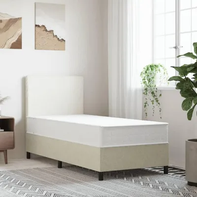 Produktbild von VidaXL 372836, Einzel-/Vollformat, High density foam mattress, Medium, Schwarz, Weiß, Polyester, Polyester