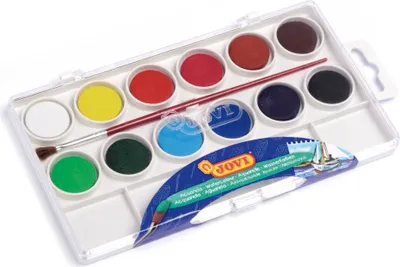 Produktbild von JOVI Wasserfarbkasten 12 Farben