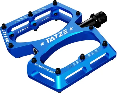 Produktbild von Tatze Flatpedal Contact CNC junior blau (35-41) (ART045)