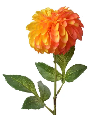 Image de Clayre & Eef Fleur artificielle 63 cm orange plastique