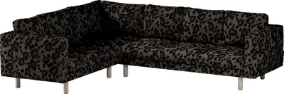 Produktbild von Dekoria Bezug für Norsborg 5-Sitzer Ecksofa, braun-schwarz, Norsborg 5-Sitzer Ecksofabezug