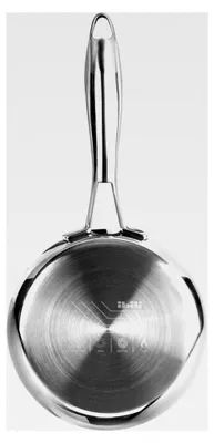 Produktbild von Dreilagige Pfanne, 14 cm, Edelstahl, induktionsgeeignet, Antihaftbeschichtung, PFOA-frei