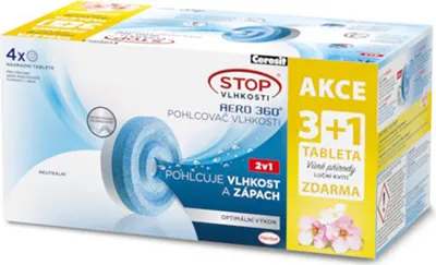 Produktbild von Ceresit Feuchtigkeitsabsorber Nachfüllpack Aero 4x Tabs 3xtral 1x Lavend