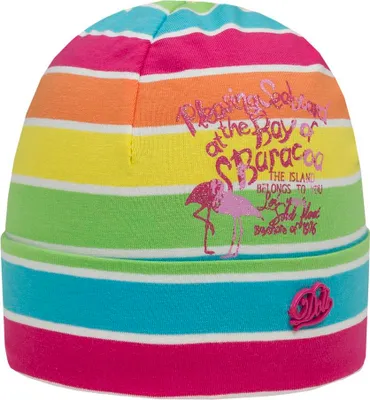 Immagine prodotto di Cappello per bambini a strisce colorate bambola
