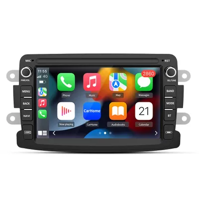 Produktbild von 7'' DAB NAVI carplay Android13 Für Renault Dacia Duster Sandero Lada WIFI Bluetooth SWC 1+32G 2DIN swc Autoradio GPS