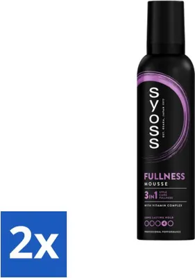 Productafbeelding van Syoss - Fullness - Haarschuim - Voor extra volume - 250 ml - Voordeelverpakking - 2 stuks