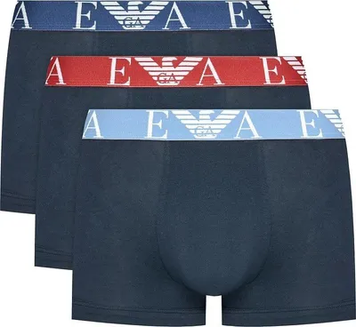 Obrázok produktu pre Emporio Armani 3 Pack Trunk Pánske boxerky 111357 4F715 64135
