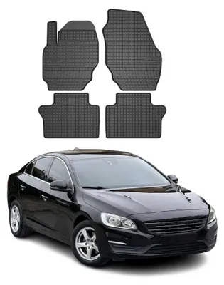 Productafbeelding van 2010-2018 Volvo S60, rubberen vloermatten, zwart, 4-delig