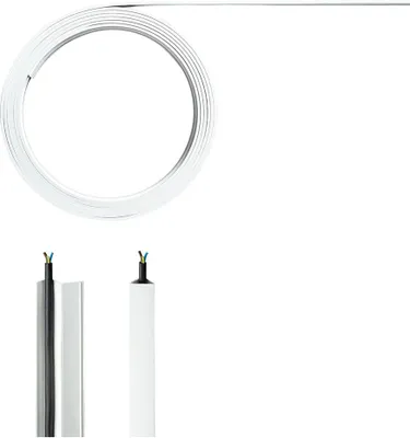 Obrázok produktu pre Famatel Samotvorný rohový káblový kanál 15x32 mm 5 m Transparentný Transparentný Jedna veľkosť
