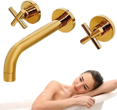 Produktbild von Veranni Unterputz-Waschtischarmatur Gold Sem-1092G