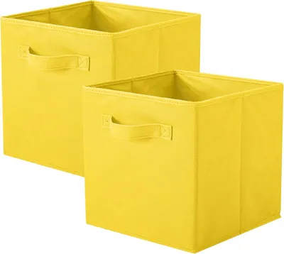 Produktbild von Aufbewahrungsboxen, faltbare Aufbewahrungswürfel aus Stoff und eine Aufbewahrungsschublade aus Stoff für den Kleiderschrank und zur Aufbewahrung von Spielzeug, 2 Stück
