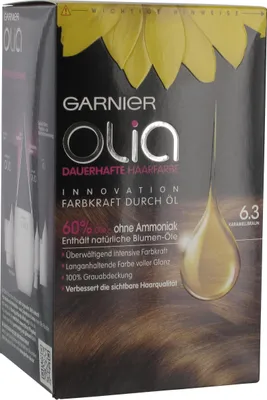 Produktbild von Garnier Olia Permanente Haarfarbe 6.3 Gold Hellbraun 1 Packung