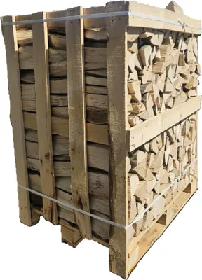 Produktbild von Kaminholz Buche 25 cm | 1 Raummeter (Box) | Kammergetrocknet unter 20% im Kern | Premium Brennholz für Kamin & Ofen | Ofenfertig
