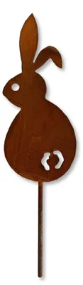 Produktbild von Edelrost Hase mit Stecker