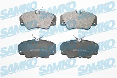 Produktbild von SAMKO Bremsbeläge Satz Vorne Bremsklötze für OPEL Omega B Limousine (V94) 5SP449
