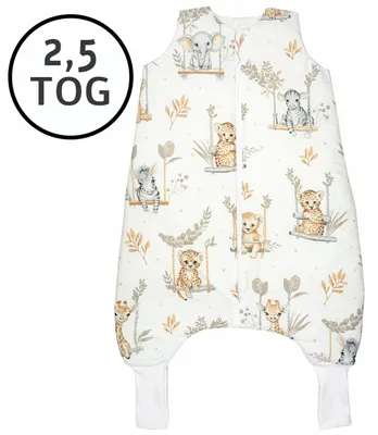Produktbild von Ankras Baumwoll-Schlafsack mit Beinen Ganzjährig 74-86