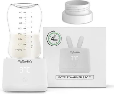 Image de Chauffe-biberon portable à température réglable - Réchauffement rapide des aliments pour bébé - Compatible avec de nombreux biberons