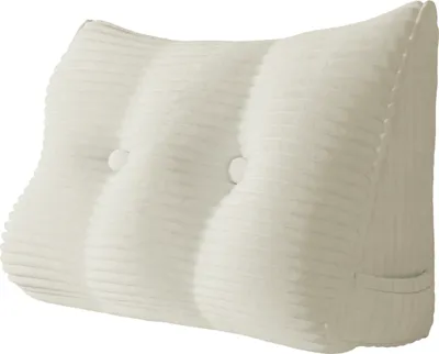Zdjęcie produktu dla Duża ergonomiczna poduszka klinowa pod zagłówek ze sztruksu, poduszka do czytania, poduszka klinowa, poduszka na plecy, poduszka wypoczynkowa, poduszka dekoracyjna