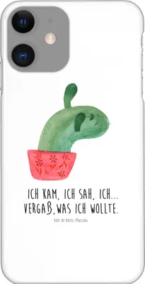 Produktbild von Mr. & Mrs. Panda Iphone 11 Handyhülle Kaktus Mama - Weiß - Geschenk, Hülle, Cover, Büro, Handycover, Handy Schutzhülle, Kakteen, Quote, Ärger, Motivation