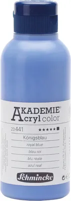 Produktbild von Königsblau 250ml Acrylfarbe - AKADEMIE Acryl - Schmincke 23 441 027