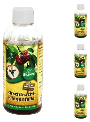 Produktbild von Silence Kirschfruchtfliegenfalle Nachfüllpack: zum Abfangen von Fruchtfliegen – 500 ml