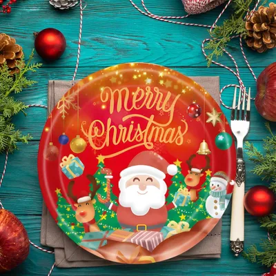 Kaemingk – Goldener Dekoteller Aus Kunststoff (Ø 33 Cm), Ideal Für Weihnachten, Advent Oder Festliche Anlässe