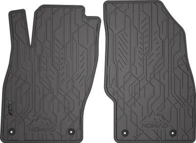 Image de Tapis de Sol de Voiture pour Opel Corsa D 2006-2014 Caoutchouc Durable Noir 2Pcs
