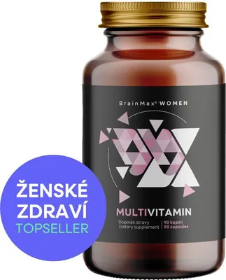 Obrázok produktu pre BrainMax Women Multivitamin, multivitamín pre ženy, 90 vegetariánskych kapsúl