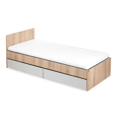 Zdjęcie produktu dla Łóżko młodzieżowe DALIA 90x200 buk/szare
