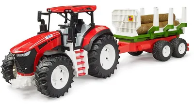 Image de BRUDER ROADMAX tracteur+remorque à bois 03453