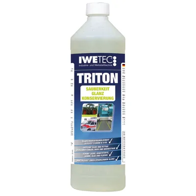 Produktbild von IWETEC Fahrzeugreiniger Konzentrat Triton 1 Liter, KFZ-Reiniger, Werkstattbodenreiniger, Maschinenreiniger